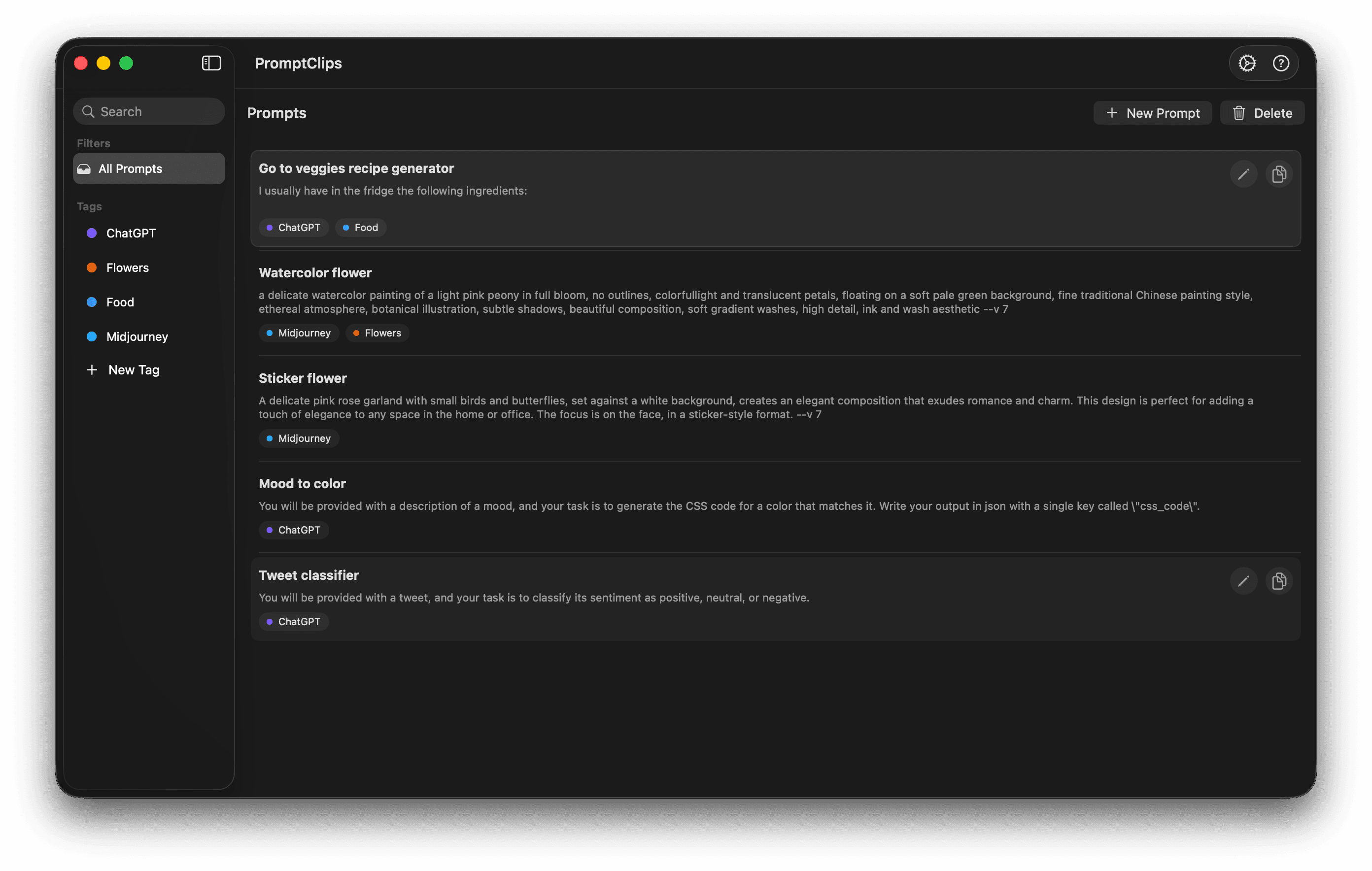 PromptClips Screenshot 1