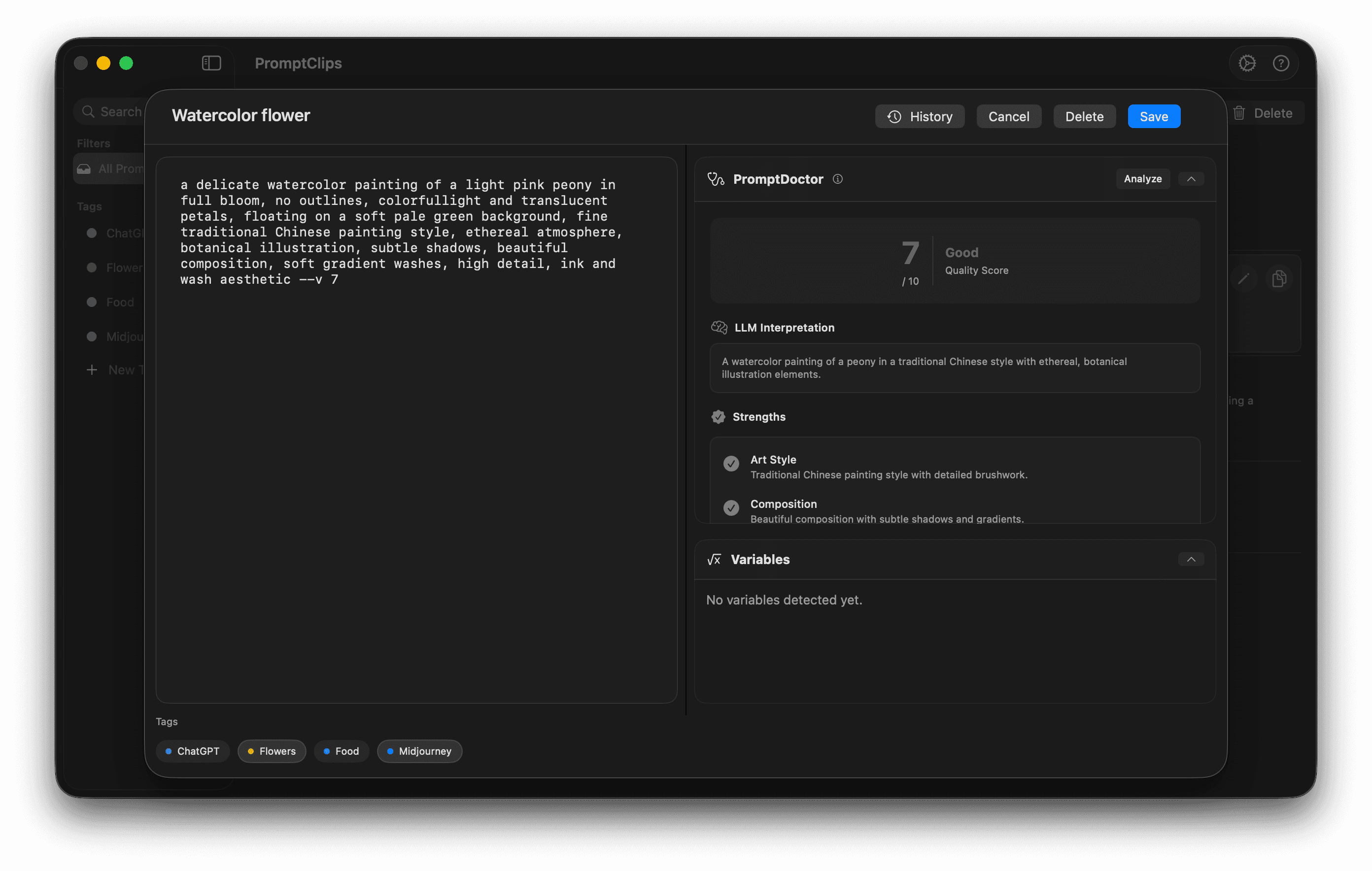 PromptClips Screenshot 2